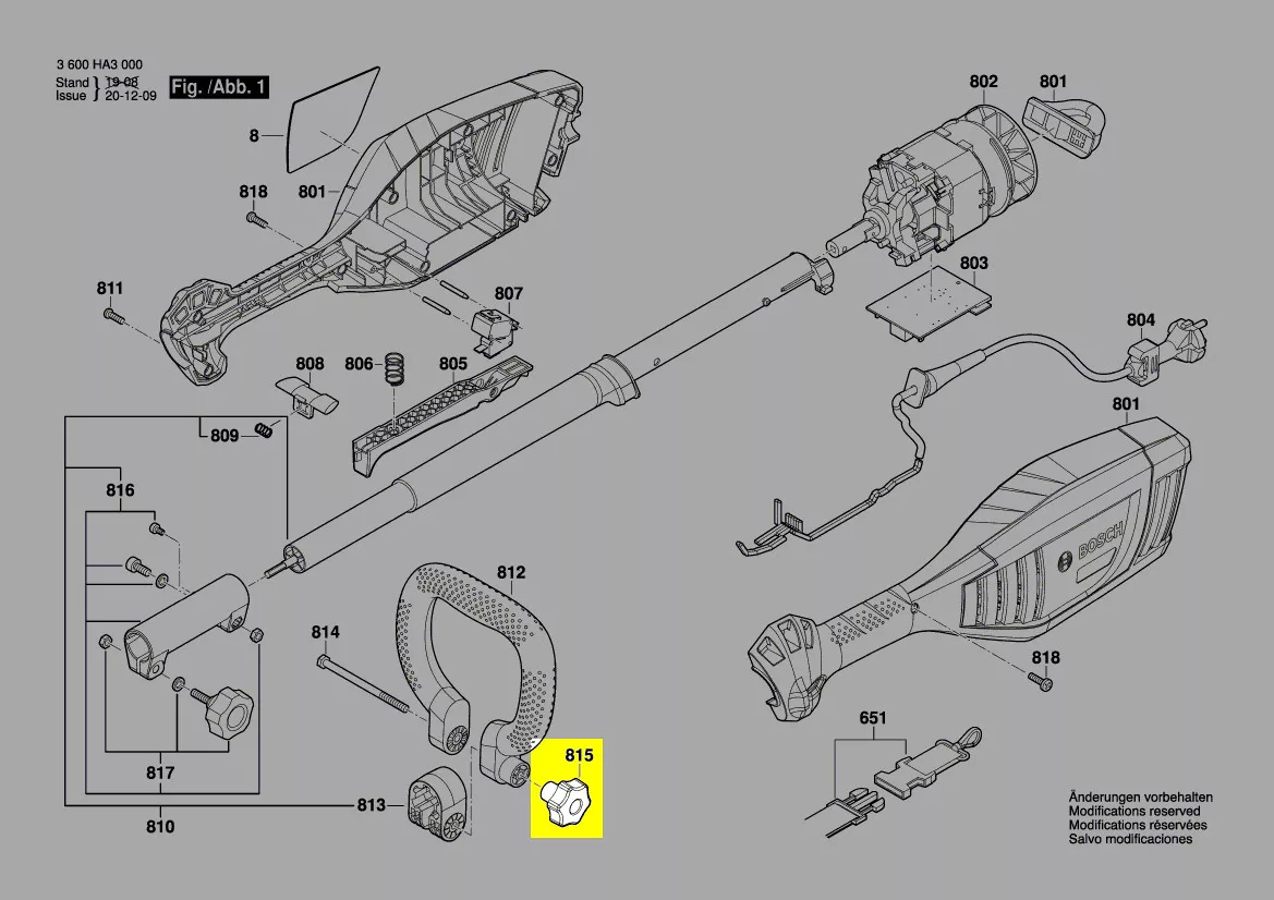 bouton écrou réf. F 016 F04 274 Bosch
